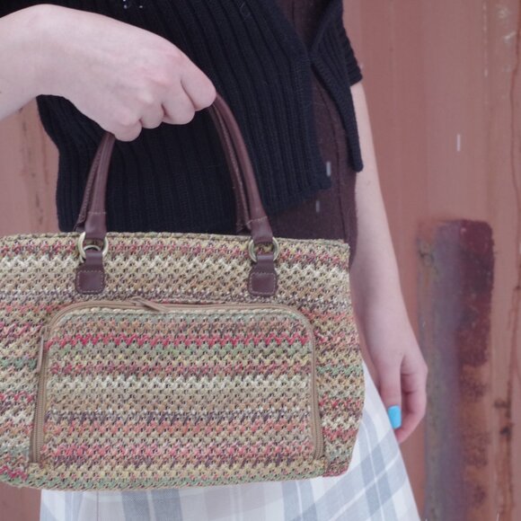 Cleo Straw  Woven Purse Bag - Picture 9 of 10